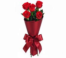 Букет 5 Красных роз Эдлесс Лав в Курьи