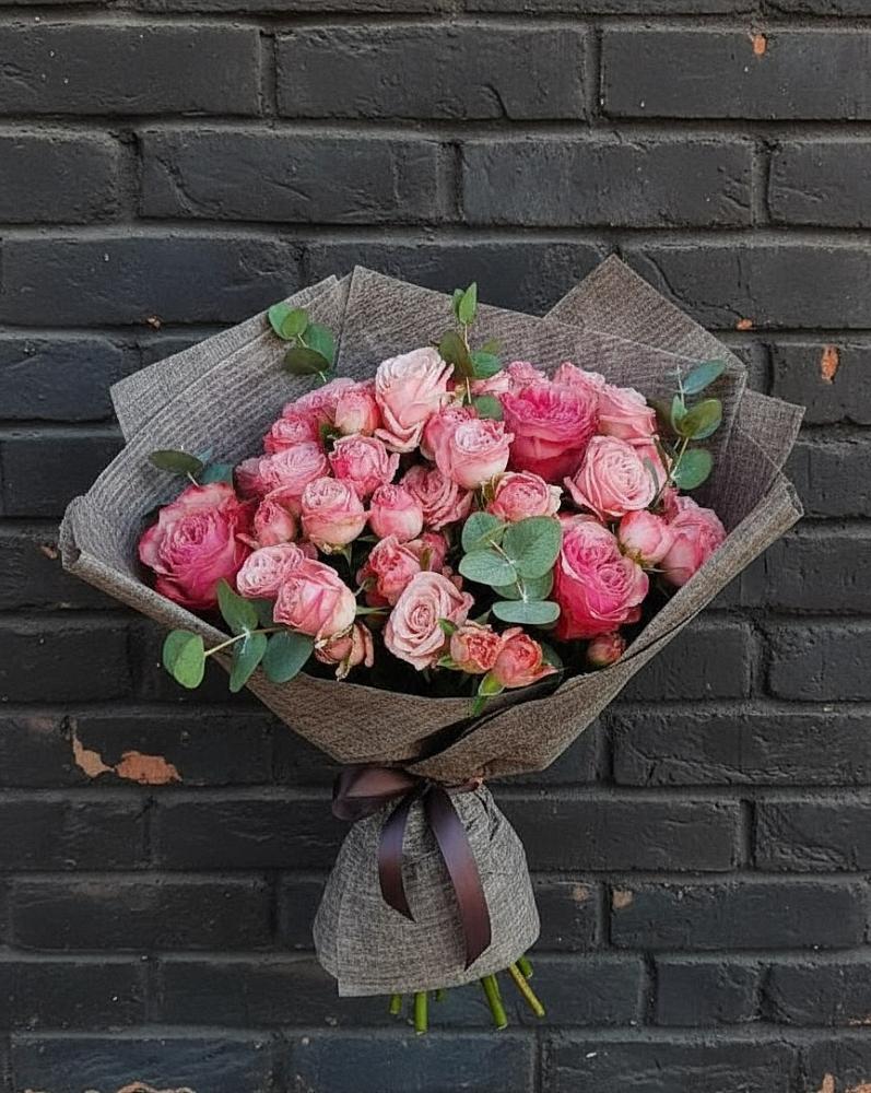 Букет цветов из: Розы в Курьи