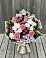 Букет цветов из: Альстромерии, Гвоздики, Розы и Хризантемы в Курьи