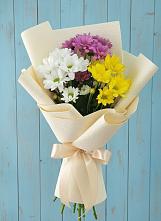 Букет цветов из:  Хризантемы в Курьи