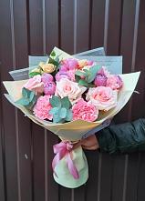 Букет цветов из:  Розы и Гвоздики #REPLACE_PRED# Курьи