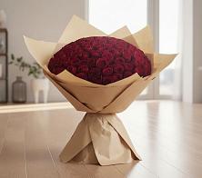 Букет 101 Красная роза в Курьи
