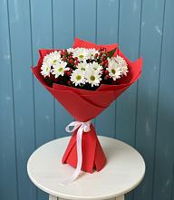 Букет цветов из:  Хризантемы #REPLACE_PRED# Курьи
