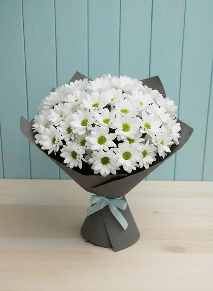 Букет цветов из: Хризантемы в Курьи