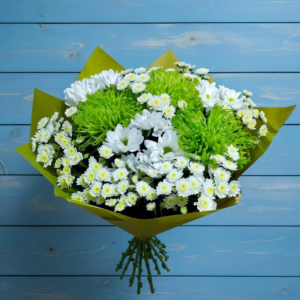 Букет цветов из: Хризантемы в Курьи