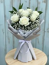 Букет цветов из:  Розы #REPLACE_PRED# Курьи