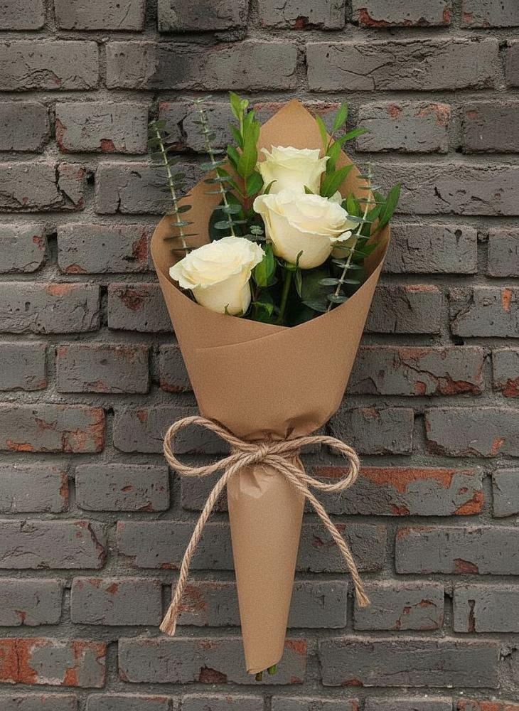 Букет цветов из: Розы в Курьи