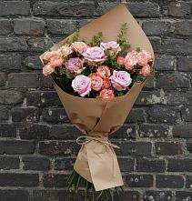Букет цветов из:  Розы в Курьи