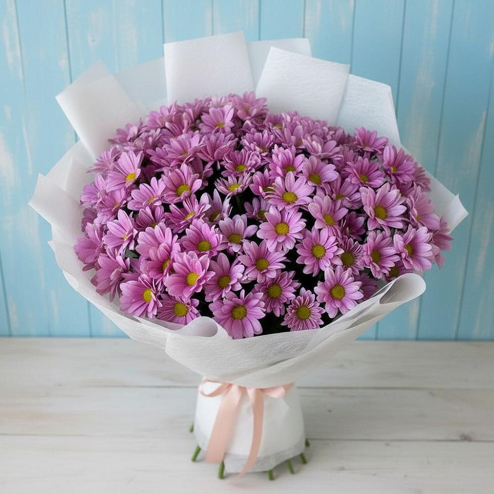 Букет цветов из: Хризантемы в Курьи
