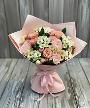 Букет цветов из:  Гвоздики, Розы и Хризантемы #REPLACE_PRED# Курьи