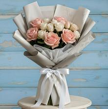 Букет цветов из:  Розы в Курьи