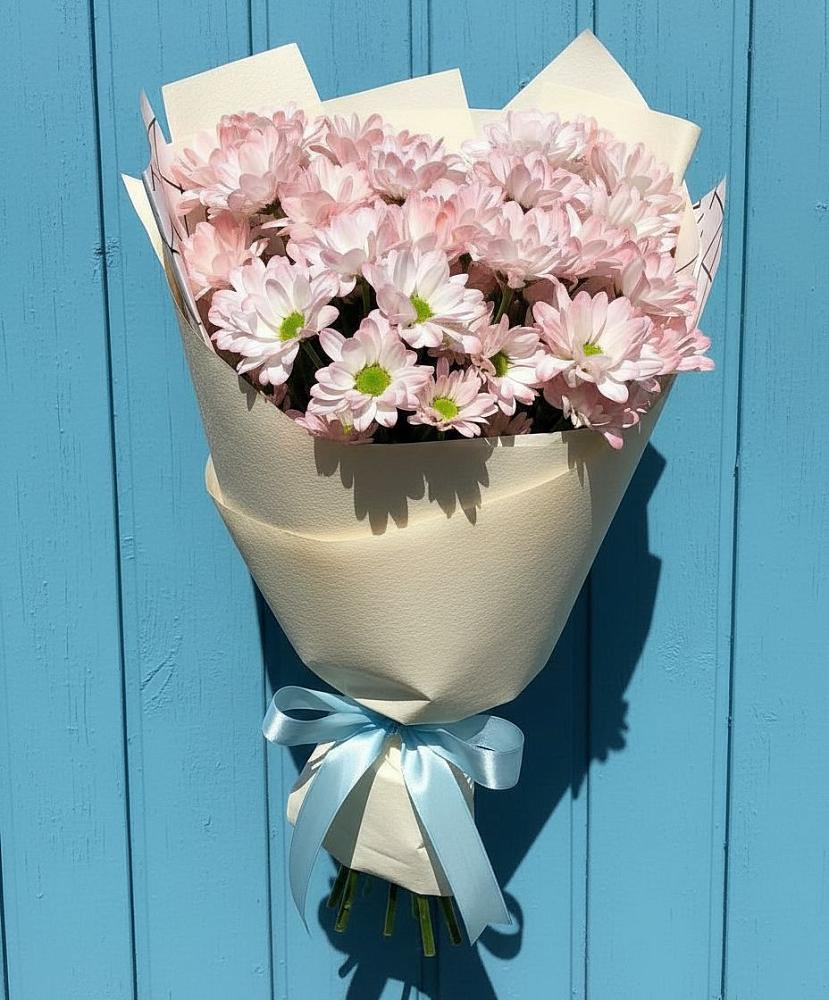 Букет цветов из: Хризантемы в Курьи