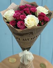 Букет цветов из:  Розы #REPLACE_PRED# Курьи