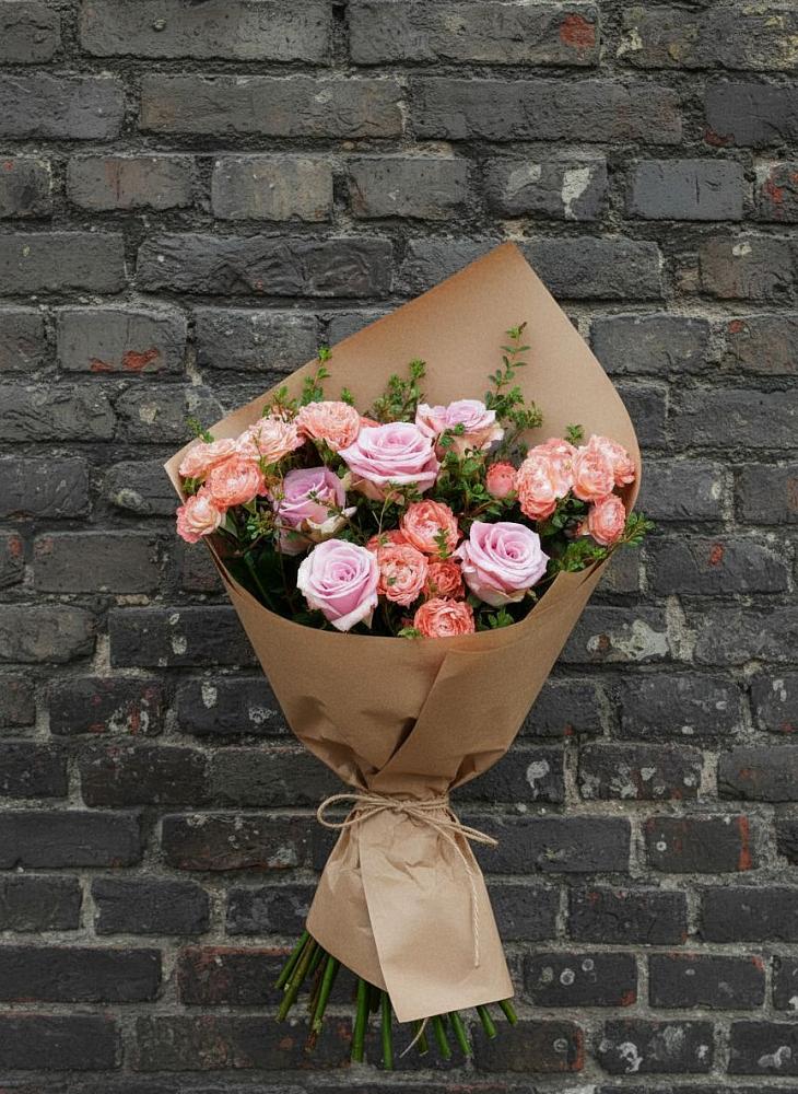 Букет цветов из: Розы в Курьи