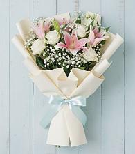 Букет цветов из:  Лилии в Курьи