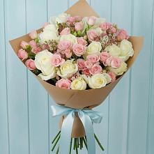 Букет цветов из:  Розы в Курьи