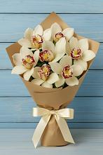 Букет цветов из:  Орхидеи и Розы в Курьи